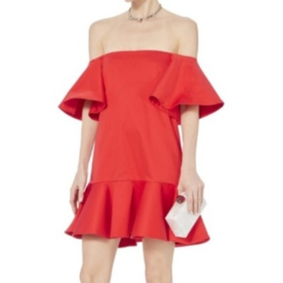 Alexis Dresses & Skirts - NWT Alexis Red Aliana Shoulder Dress M